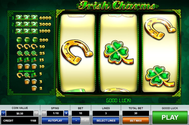 Irish Charms Video-Spielautomat